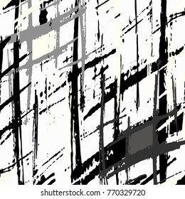 monochrome lines on white background image in graffiti style
