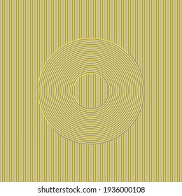 Líneas monocromas como fondo óptico de ilusión con cíclculos. Rayas con colores de tendencia.