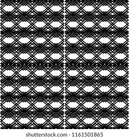 Monochrome lines pattern with geometrical abstract theme.
