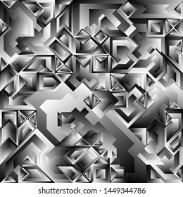 Diseño de fondo geométrico monocromo líquido, formas de fondo geométrico de gradiente fluido Composición artística, afiche de diseño minimo futurista, plantilla creativa de resumen de festival