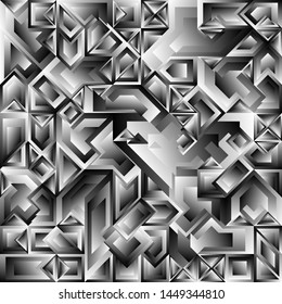 einfarbige, flüssiges geometrisches Hintergrunddesign, fließende geometrische Hintergrundformen, Kunstkomposition, futuristisches Minimal-Design-Poster, abstrakte, fest kreative Vorlage