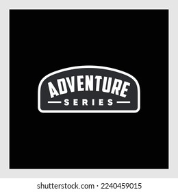 Monochrome Logo, Emblem Adventure Club.