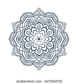 Vector Indian Mandala Stock Vector (Royalty Free) 768000289 | Shutterstock