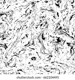 Monochrome Marble seamless pattern. Vector illustration