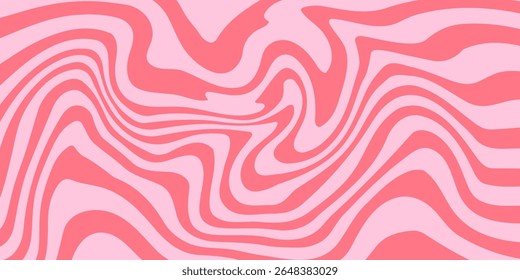 Textura de vetor de mármore monocromático. Fundo ondulado líquido abstrato. Ilusão óptica movimento listrado efeito 3d.