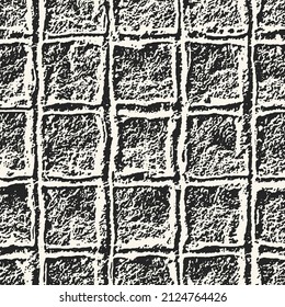 Patrón monocromo con cuadros de texto