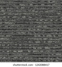 Monochrome Melange Stroke Textured Distressed Background. Seamless Pattern.