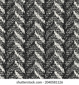 Patrón de hueso de arenque texturizado monocromo