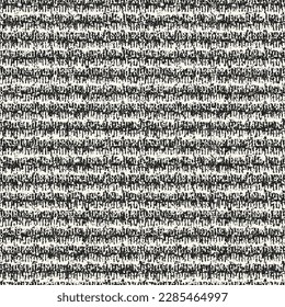 Monochrome Melange Textured Striped Pattern