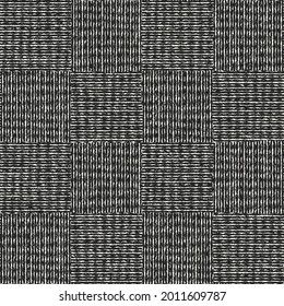 Monochrome Melange Textured Tile Checked Pattern
