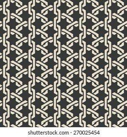 monochrome mesh chain seamless pattern. vector illustration - eps 8