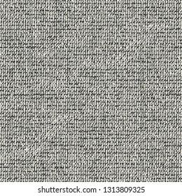 Monochrome Mesh Textured Background. Seamless Pattern.