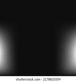 Monochrome Metallic Black Minimal Gradient Mesh. Trendy Silver Smooth Aluminium Gradient Background. Grey Dark Minimal Watercolor Blurry Background. Digital Empty Vector Liquid Blurred Texture.