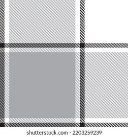Monochrome Minimal Plaid textured seamless pattern for fashion textiles and graphics