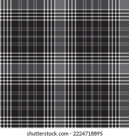 Monochrome Minimal Plaid textured seamless pattern for fashion textiles and graphics