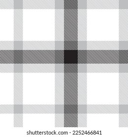 Monochrome Minimal Plaid textured seamless pattern for fashion textiles and graphics