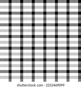 Monochrome Minimal Plaid textured seamless pattern for fashion textiles and graphics