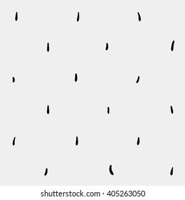 Monochrome minimalist hand drawn pattern dash