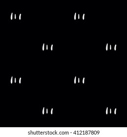 Monochrome minimalist hand drawn pattern dash