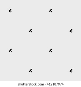 Monochrome minimalist hand drawn pattern dash