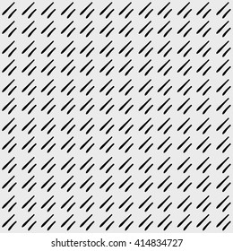 Monochrome minimalist hand drawn pattern dash
