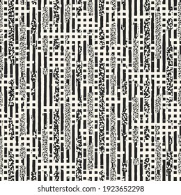 Motif Harmonieux De Bandes En Pointe À Texture Monochrome