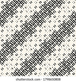 Monochrome Mottled Textured Diagonal Striped Pattern