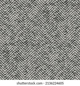 Monochrome Mottled Textured Herringbone Pattern