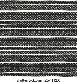 Monochrome Mottled Textured Irregularly Striped Pattern