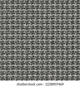 Monochrome Mottled Weave Textured Checkered Pattern