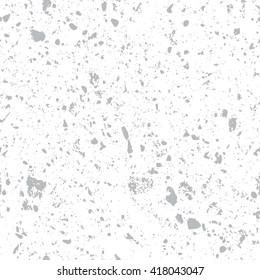 Monochrome noisy textured background. Seamless pattern. Vector.