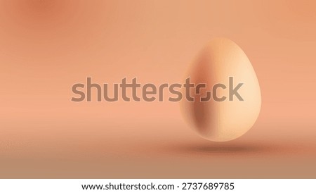 Monochrome Nude Egg Background Copy Space