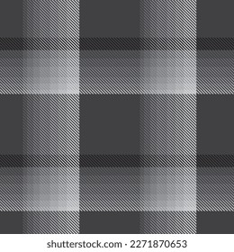 Monochrome Ombre Plaid textured seamless pattern suitable for fashion textiles and graphics