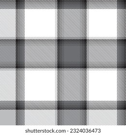 Monochrome Ombre Plaid textured seamless pattern for fashion textiles and graphics