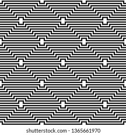 patrón monocromo de arte. fondo vectorial transparente.