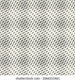 Monochrome Optical Check In Mottled Effect Textured Pattern