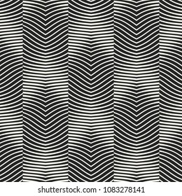 Monochrome Optical Graphic Textured Pattern