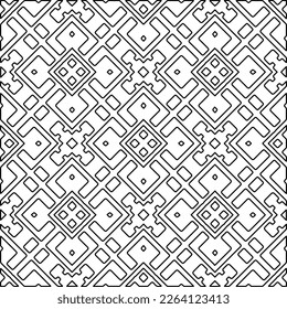  Textura ornamental monocroma con formas lineales lisas, líneas de zigzag, patrón de encaje.Resumen de patrón geométrico en blanco y negro para página web, texturas, tarjeta, afiche, tela, textil.