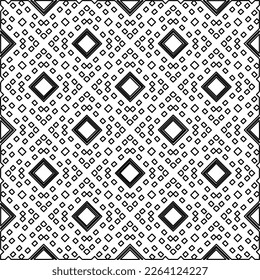  Monochrome ornamental texture with smooth linear shapes, zigzag lines, lace pattern.Abstract geometric black and white pattern for web page, textures, card, poster, fabric, textile.