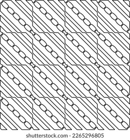  Textura ornamental monocroma con formas lineales lisas, líneas de zigzag, patrón de encaje.Resumen de patrón geométrico en blanco y negro para página web, texturas, tarjeta, afiche, tela, textil.