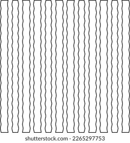  Textura ornamental monocroma con formas lineales lisas, líneas de zigzag, patrón de encaje.Resumen de patrón geométrico en blanco y negro para página web, texturas, tarjeta, afiche, tela, textil.