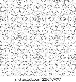  Monochrome ornamental texture with smooth linear shapes, zigzag lines, lace pattern.Abstract geometric black and white pattern for web page, textures, card, poster, fabric, textile.