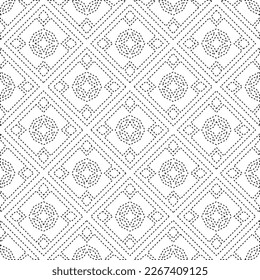  Monochrome ornamental texture with smooth linear shapes, zigzag lines, lace pattern.Abstract geometric black and white pattern for web page, textures, card, poster, fabric, textile.