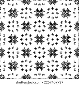  Monochrome ornamental texture with smooth linear shapes, zigzag lines, lace pattern.Abstract geometric black and white pattern for web page, textures, card, poster, fabric, textile.