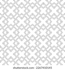  Monochrome Ziertextur mit glatten linearen Formen, Zickzacklinien, Spitzen-Muster.Abstraktes geometrisches Schwarz-Weiß Muster für Webseiten, Texturen, Karten, Poster, Gewebe, Textilien.