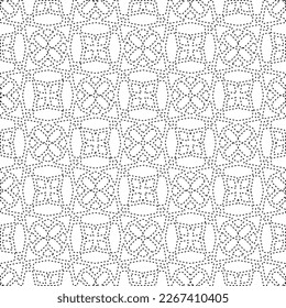  Monochrome ornamental texture with smooth linear shapes, zigzag lines, lace pattern.Abstract geometric black and white pattern for web page, textures, card, poster, fabric, textile.