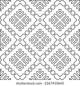  Textura ornamental monocroma con formas lineales lisas, líneas de zigzag, patrón de encaje.Resumen de patrón geométrico en blanco y negro para página web, texturas, tarjeta, afiche, tela, textil.