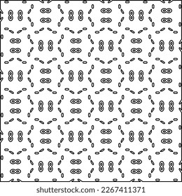  Monochrome ornamental texture with smooth linear shapes, zigzag lines, lace pattern.Abstract geometric black and white pattern for web page, textures, card, poster, fabric, textile.