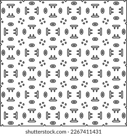  Monochrome ornamental texture with smooth linear shapes, zigzag lines, lace pattern.Abstract geometric black and white pattern for web page, textures, card, poster, fabric, textile.