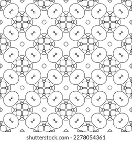  Monochrome ornamental texture with smooth linear shapes, zigzag lines, lace pattern.Abstract geometric black and white pattern for web page, textures, card, poster, fabric, textile.